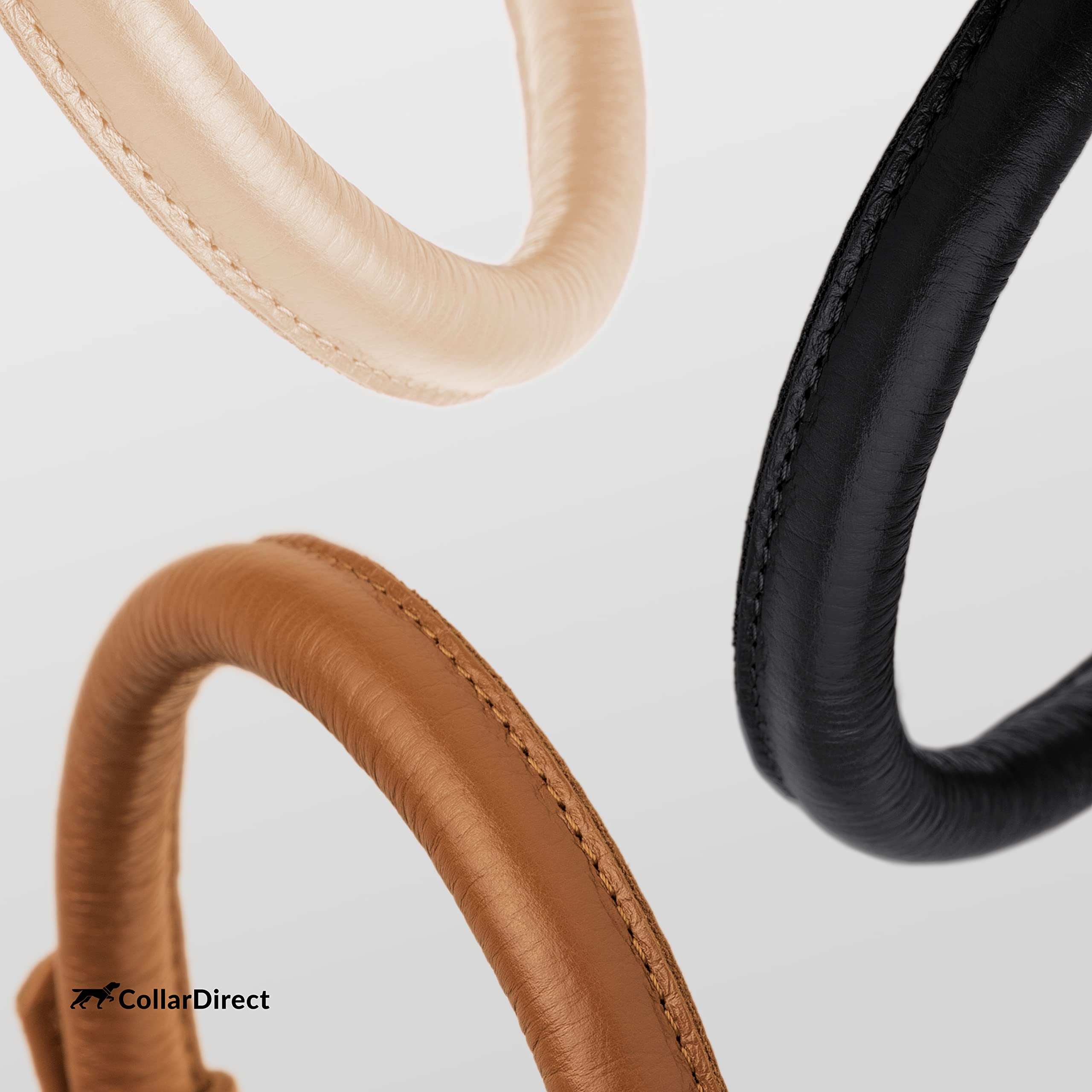 CollarDirect collar de cuero para uso diario, limpieza fácil con paño.