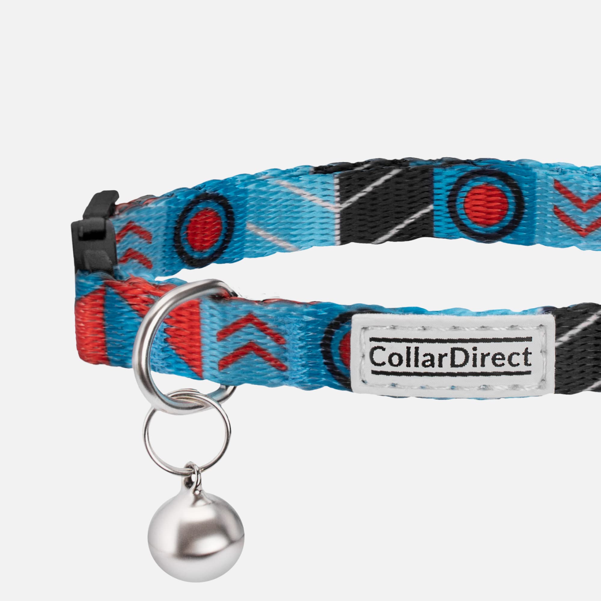 CollarDirect para gato, ajuste de 7-11 pulgadas, cómodo y ajustable.