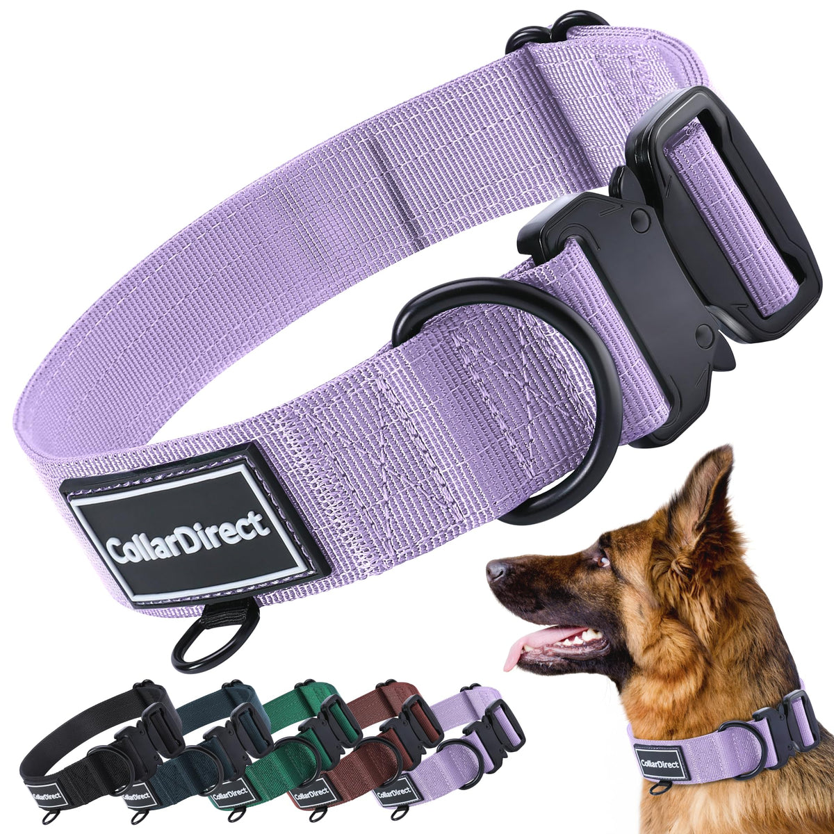 CollarDirect, collar de doble capa en lila, mayor durabilidad durante juegos.
