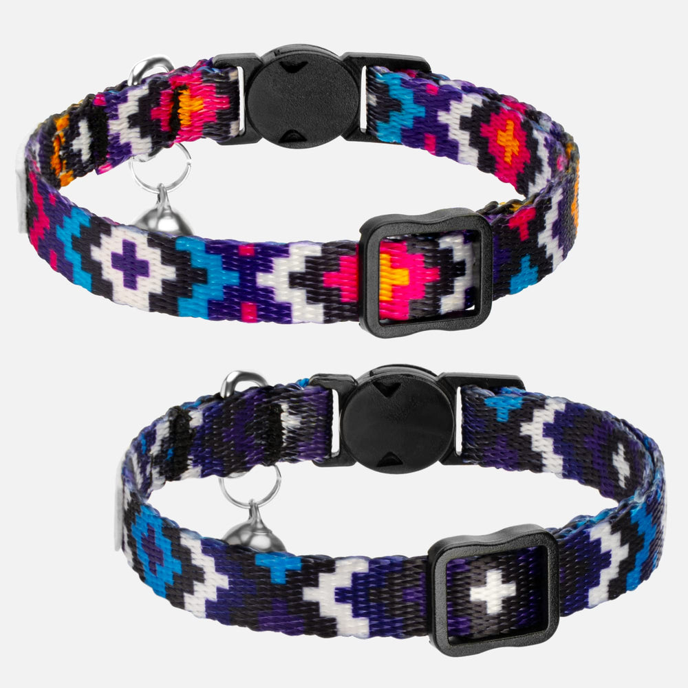 CollarDirect pack de 2 collares con patrones combinados para estilo único