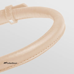 CollarDirect collar perro cuero enrollado duradero para uso diario y aventuras.