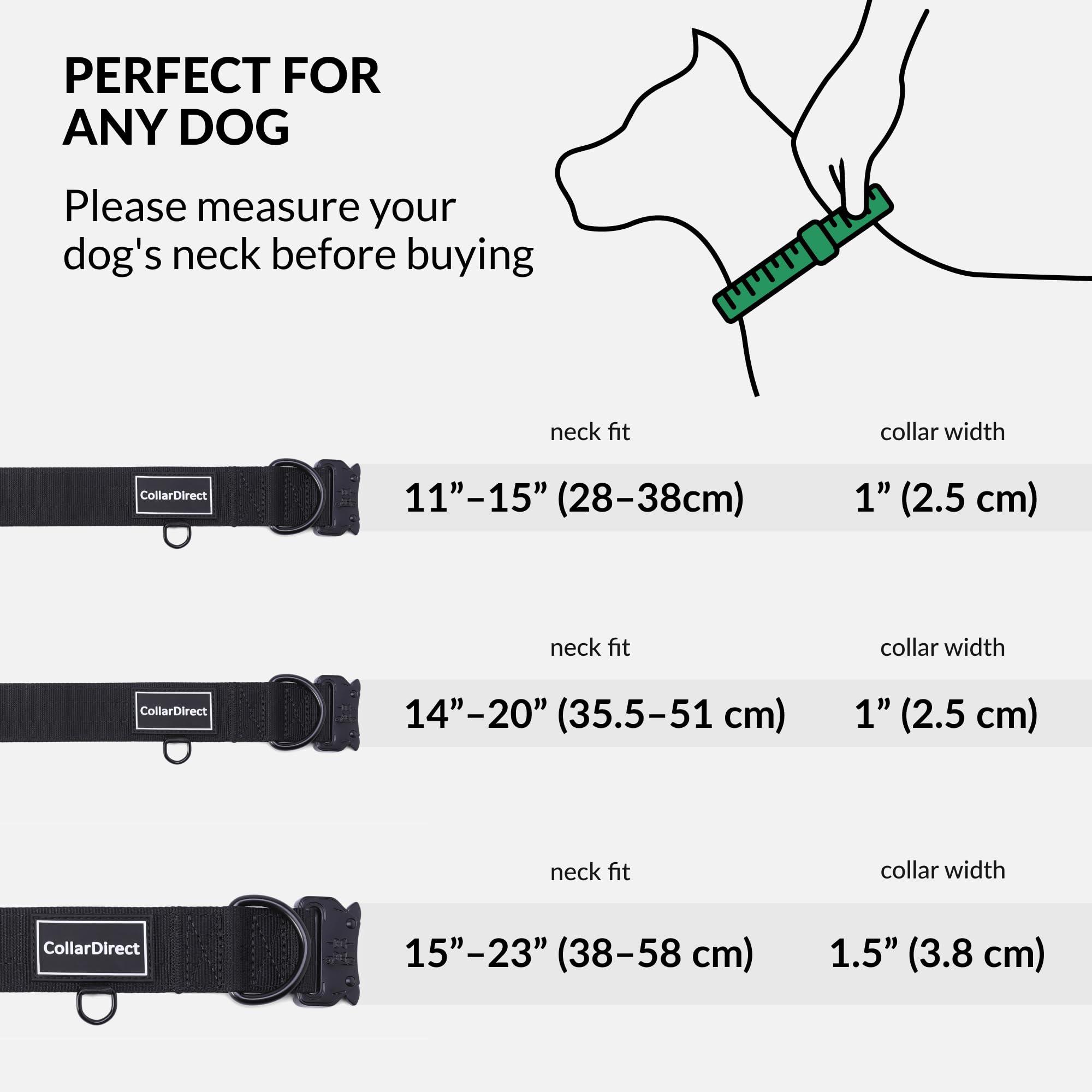 CollarDirect: collar para perros activos con ajuste seguro y correa