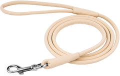 CollarDirect correa de cuero acolchada para entrenamiento 4ft, manejo cómodo.