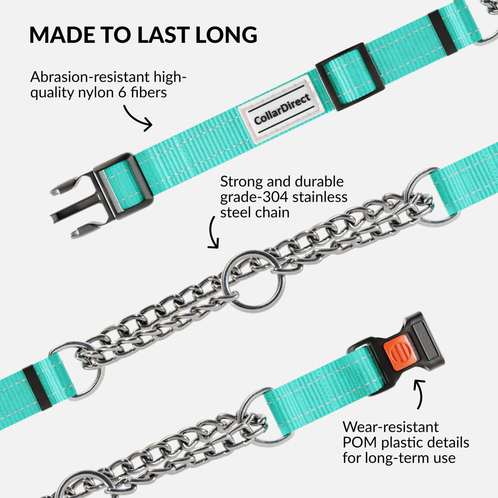CollarDirect verde menta mediano para uso diario cómodo.