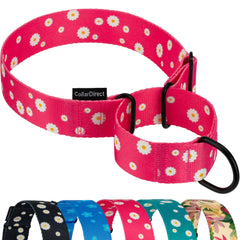 CollarDirect Martingale floral pink: control suave durante el paseo