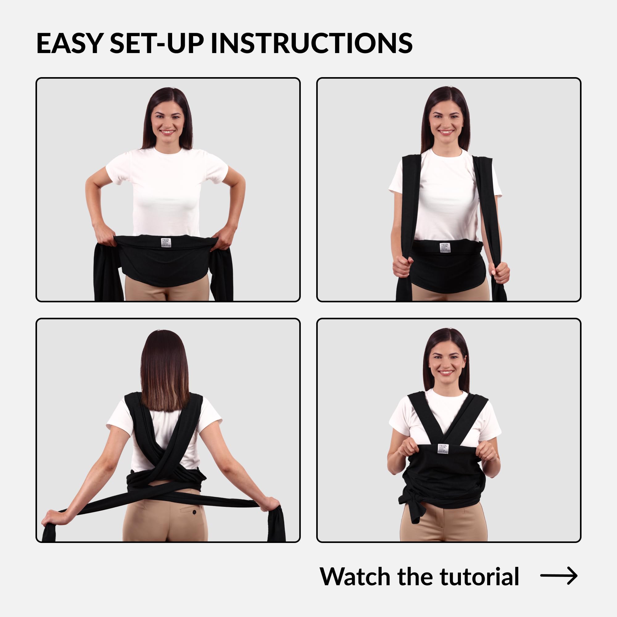 CollarDirect Sling, apto para lavadora, fácil limpieza.