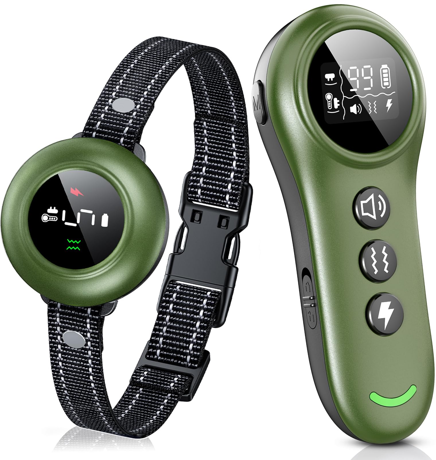 Colofrog collar-entrenamiento 2 en 1 para adiestramiento interior y exterior.