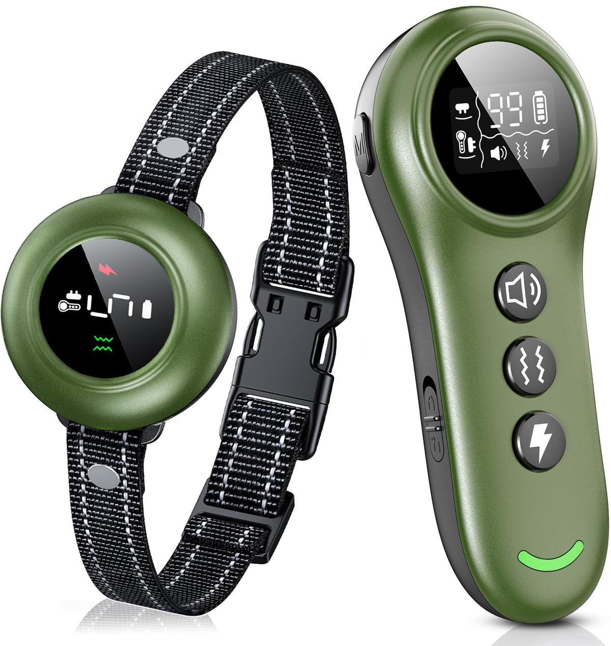 Colofrog collar-entrenamiento 2 en 1 para adiestramiento interior y exterior.
