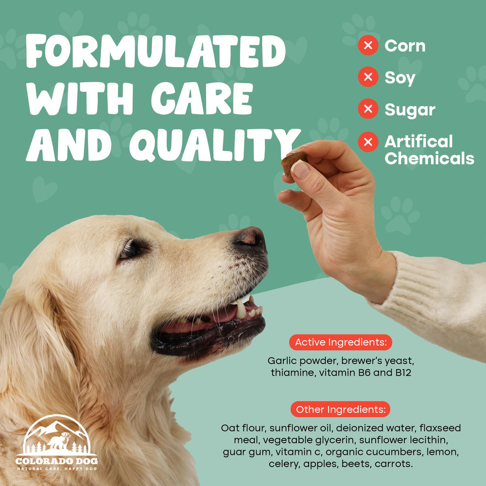Colorado Dog sin químicos: opción natural para el manejo de pulgas.