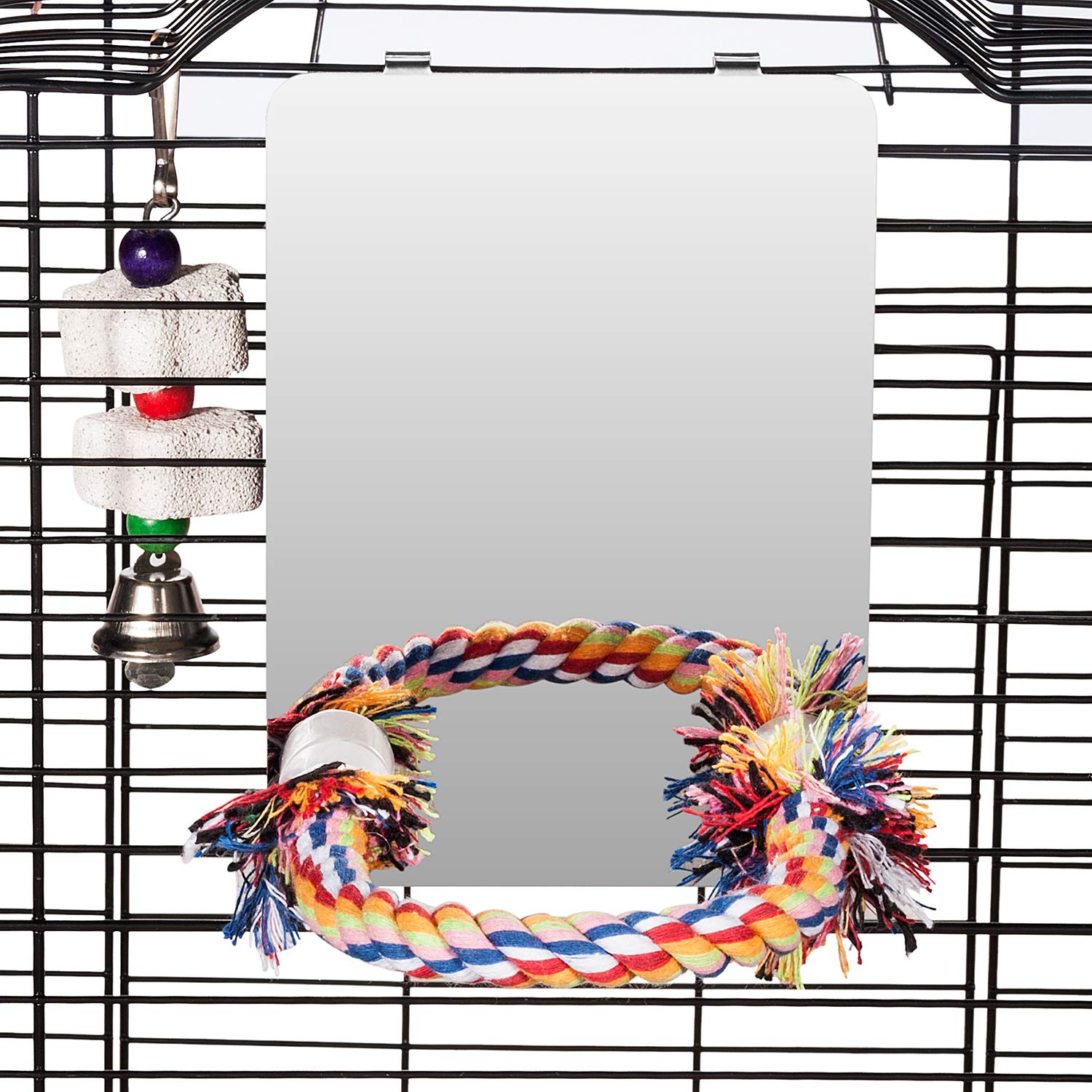 Colorday Anclaje acero inoxidable, instalación flexible en jaula
