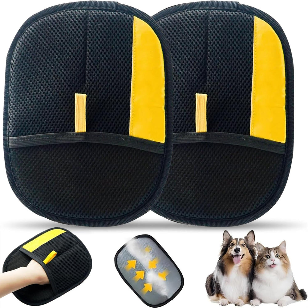 Guante eliminador de pelo de mascotas para ropa y muebles de Comasua.