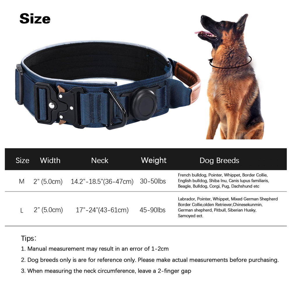 Collar AirTag Comfluxe de nylon 1000D, duradero y cómodo para uso prolongado