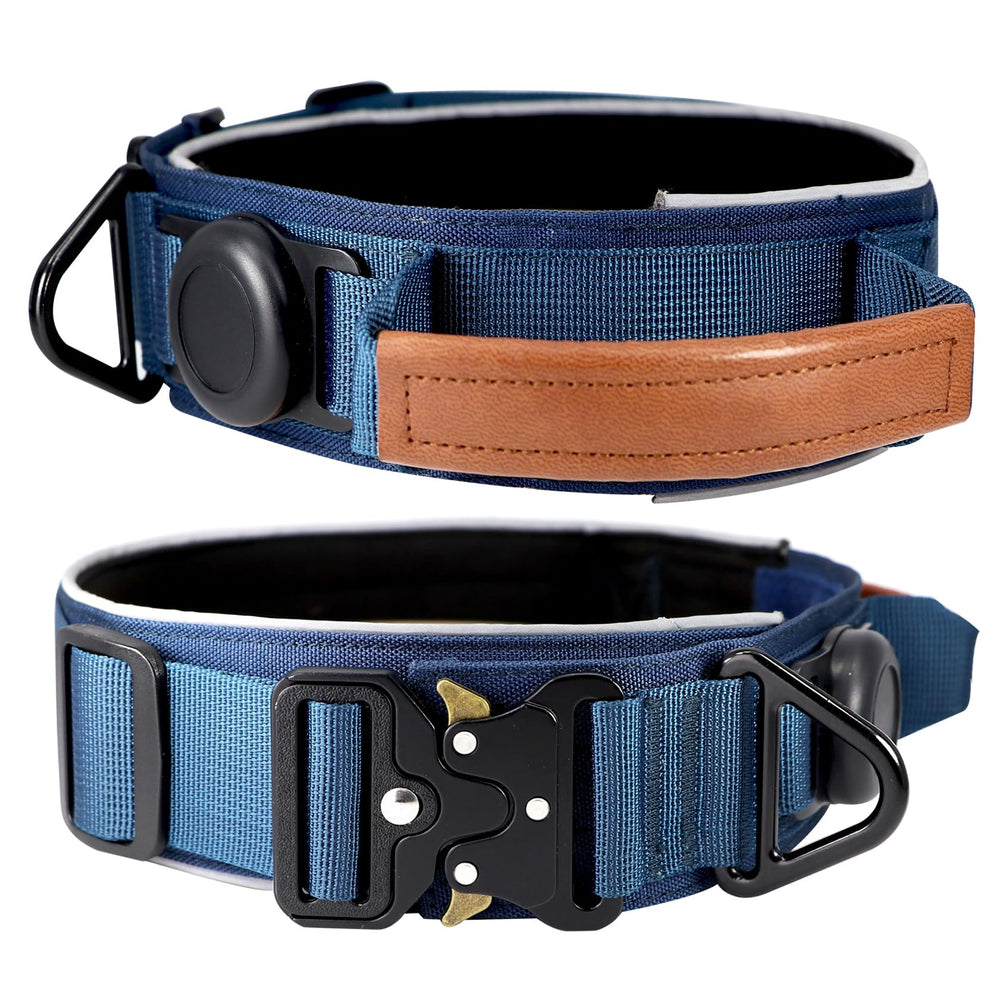Collar Comfluxe con hebilla de metal rápida para un ajuste seguro.