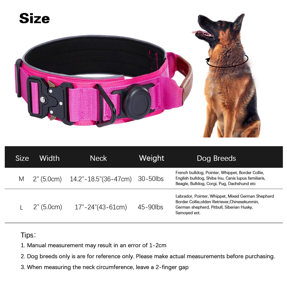 Collar Comfluxe de nylon 1000D con forro suave y duradero.