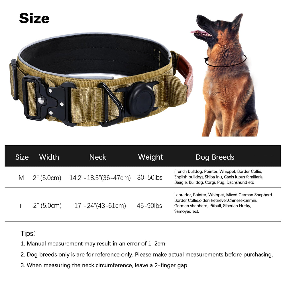 Collar Comfluxe de 2 pulgadas para perros medianos