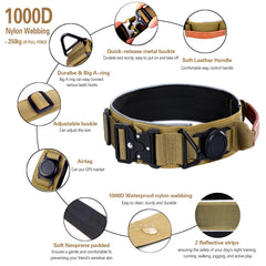 Collar Comfluxe con manija de cuero para control cómodo