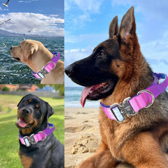 Collar táctico Comfluxe con neopreno acolchado para comodidad diaria.