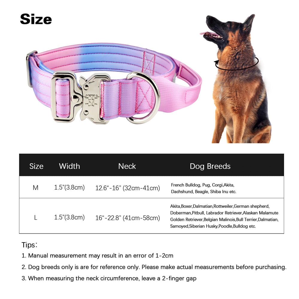 Collar Comfluxe con mango de control para guía suave en rosa