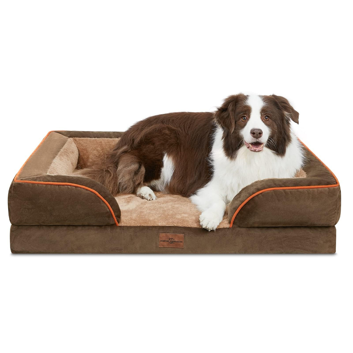 Comfort Expression: almohadón ortopédico para perros grandes con soporte estable.