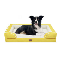 Comfort Expression cama ortopédica para perro grande, vista general con soporte para articulaciones.