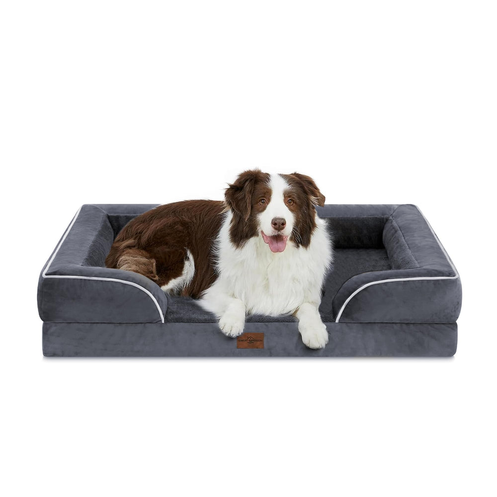 Cama Comfort Expression para perros grandes con funda desmontable para fácil limpieza.
