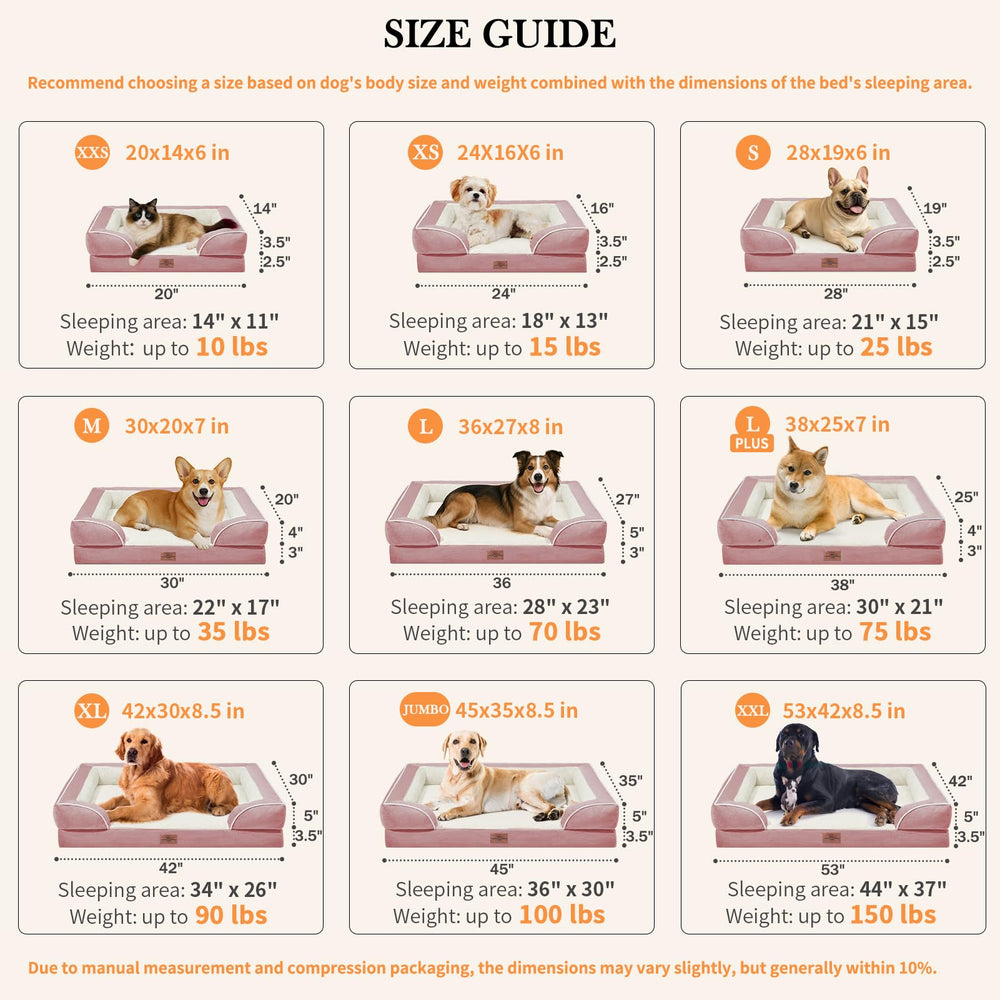 Comfort Expression cama para perro grande, cubierta lavable para limpieza fácil