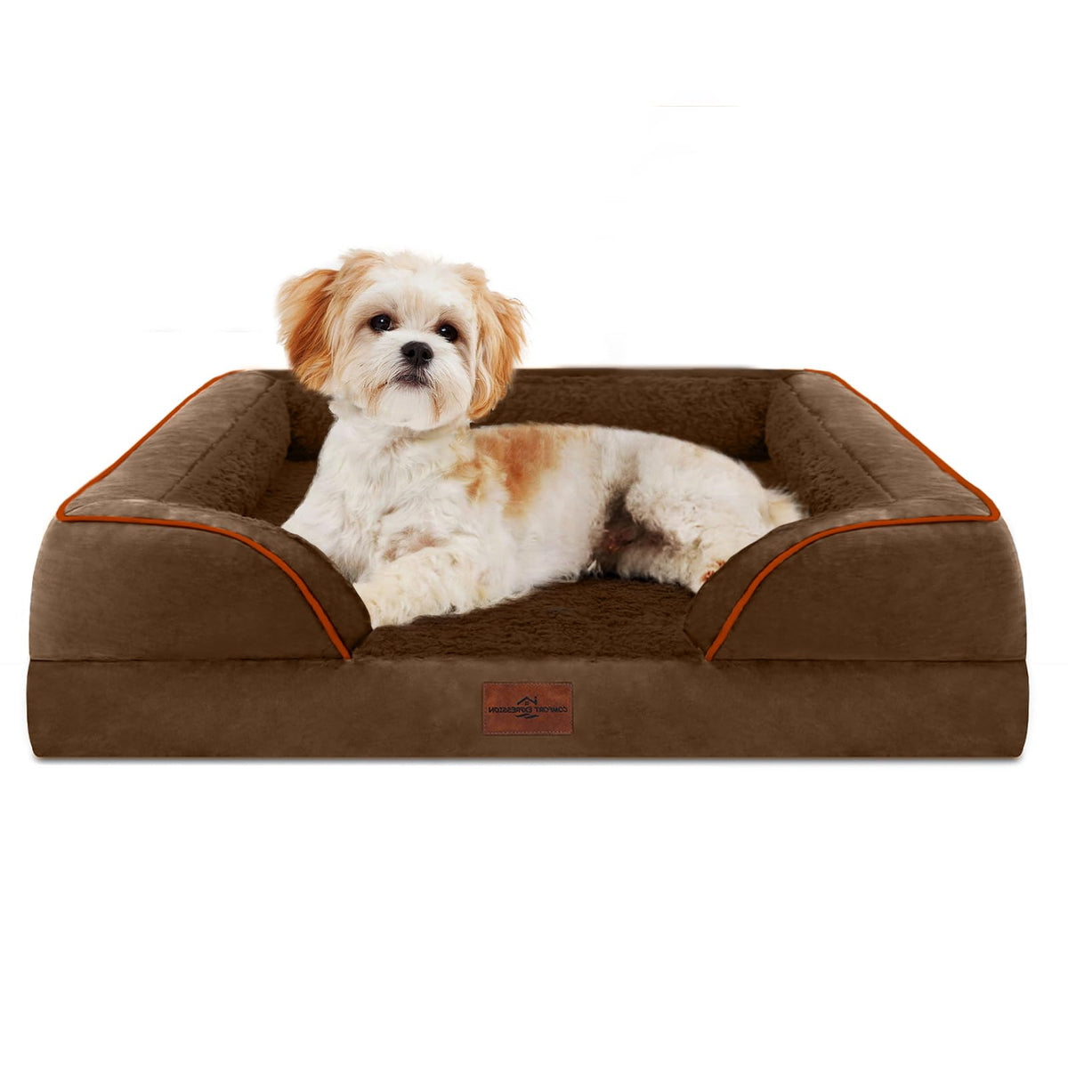 Cama ortopédica Comfort Expression para perros medianos, soporte estable y cómodo.