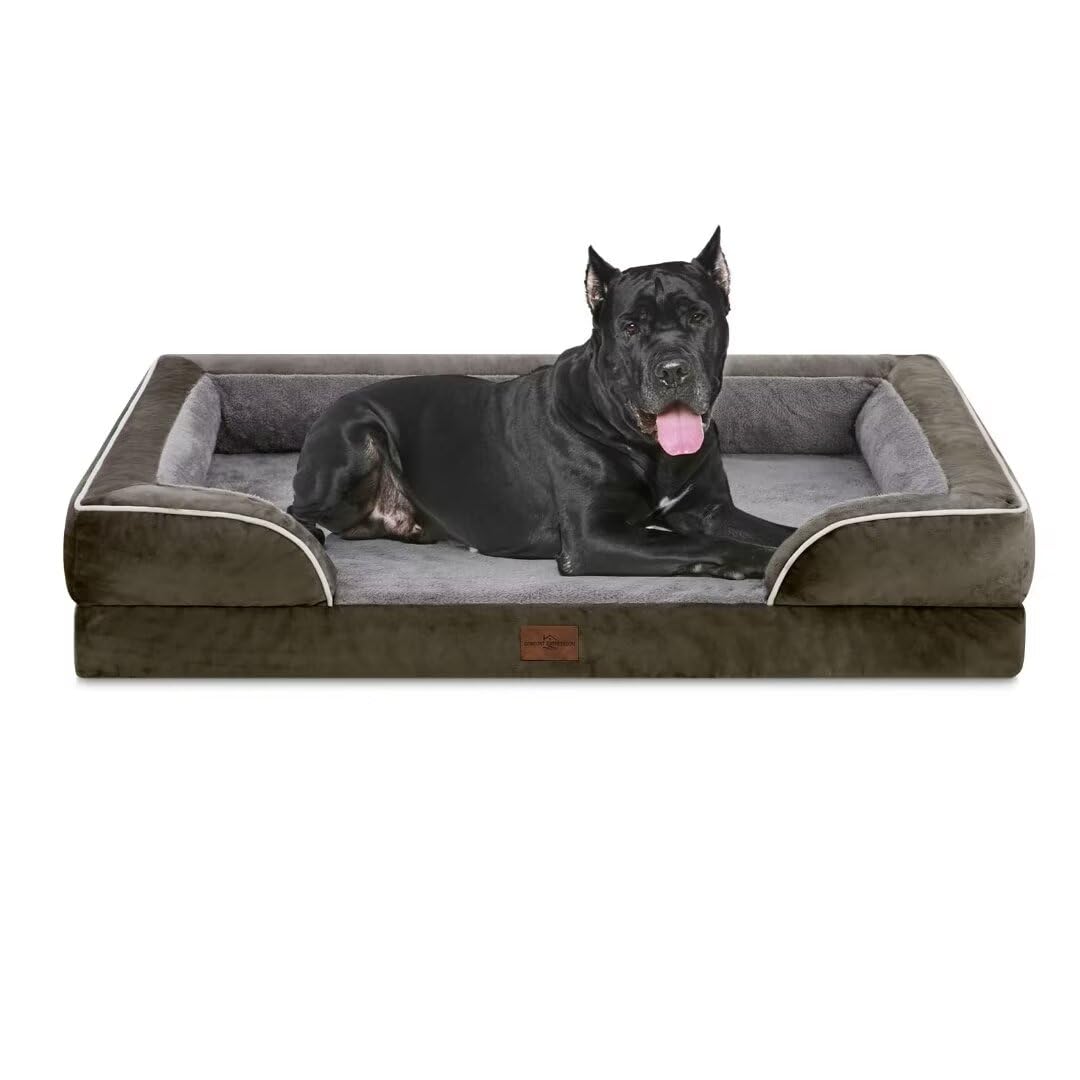 Cama ortopédica Comfort Expression para perros grandes, soporte cómodo y seguro.
