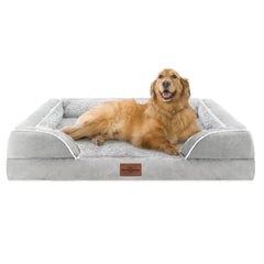 Cama Comfort Expression ortopédica extra grande con espuma en panales para perros.