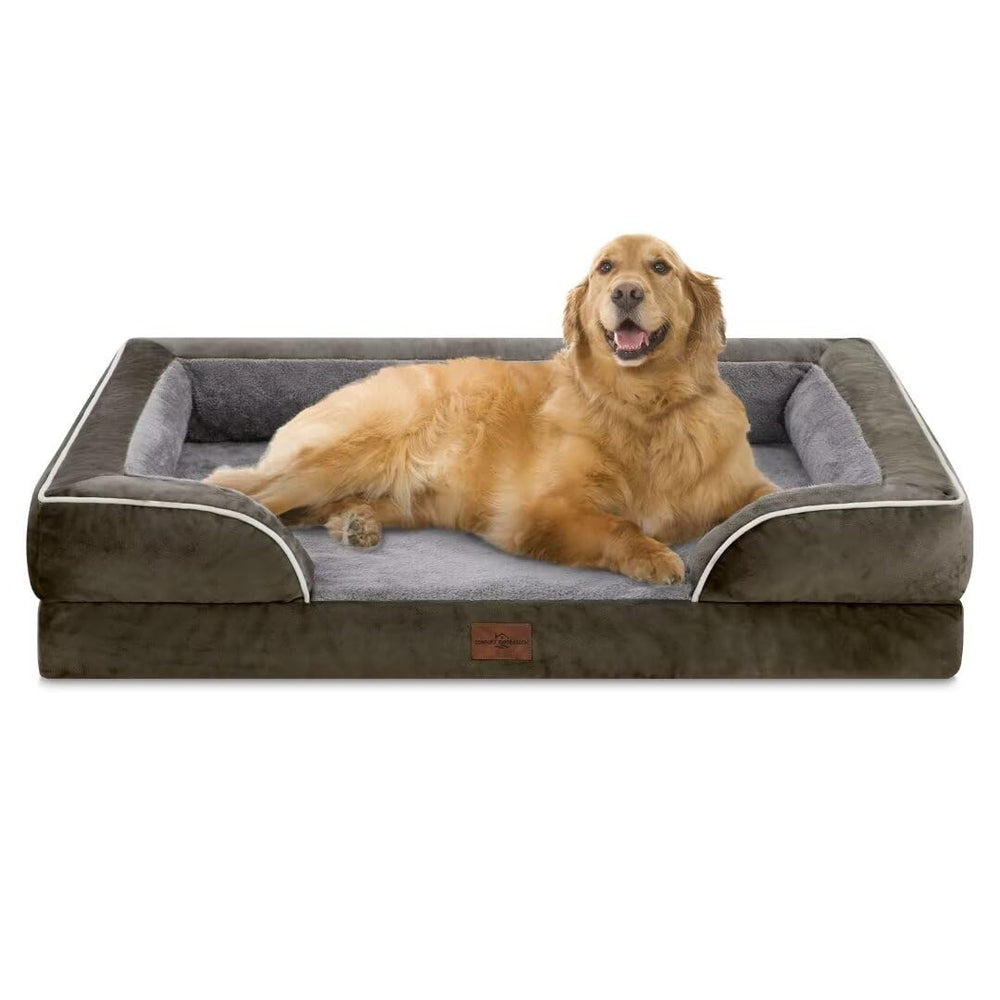 Cama Comfort Expression ortopédica extra grande con bordes envolventes para contención.