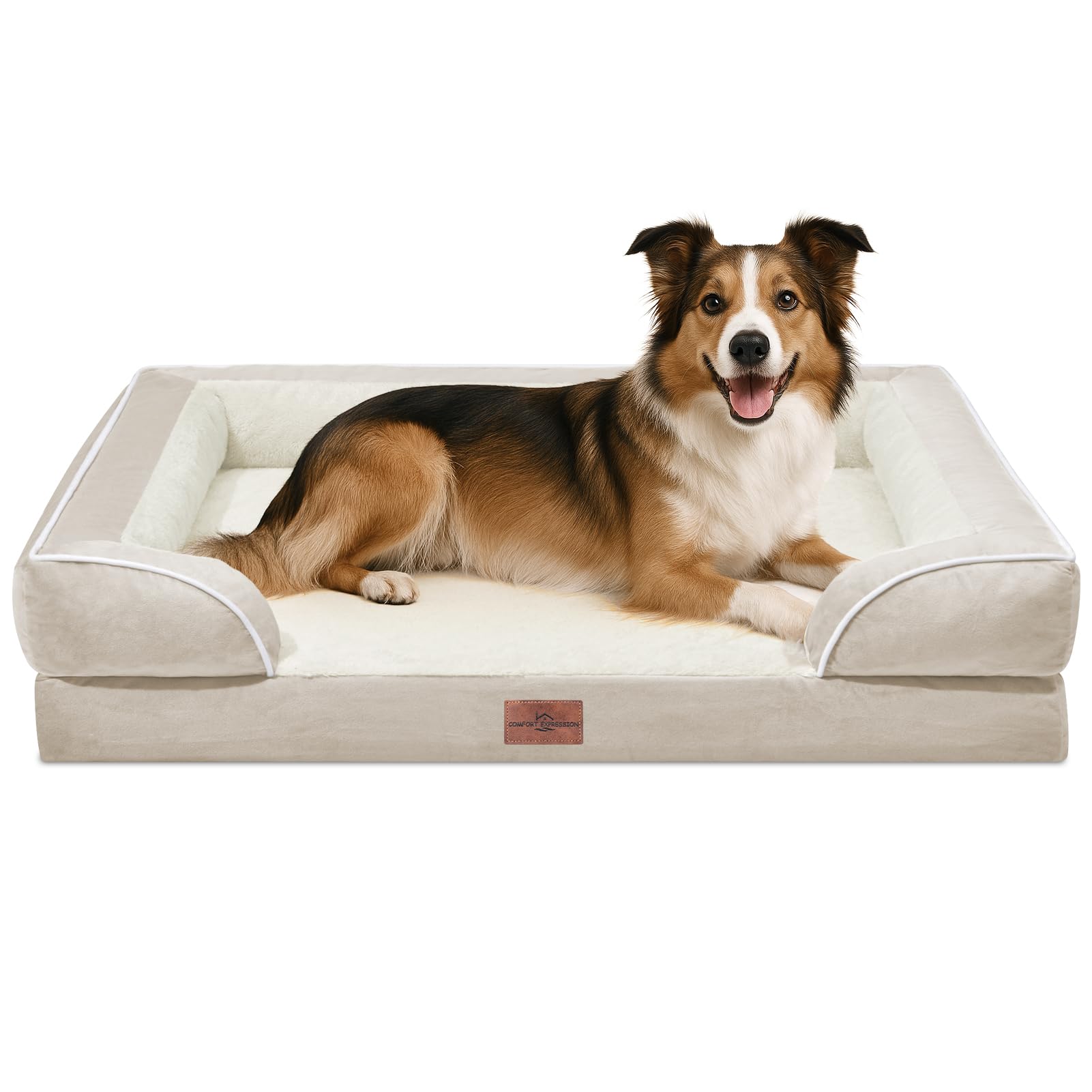 Comfort Expression: cama ortopédica para perros grandes 38x25.