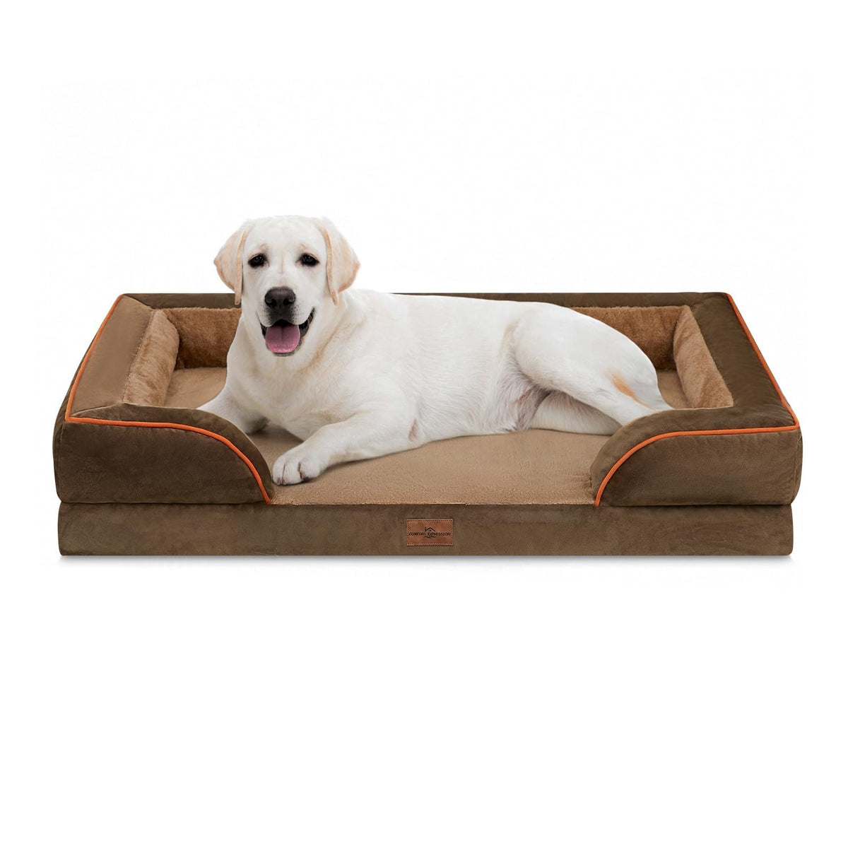 Comfort Expression: espuma huevo 28D ofrece soporte cómodo para perros XXL.