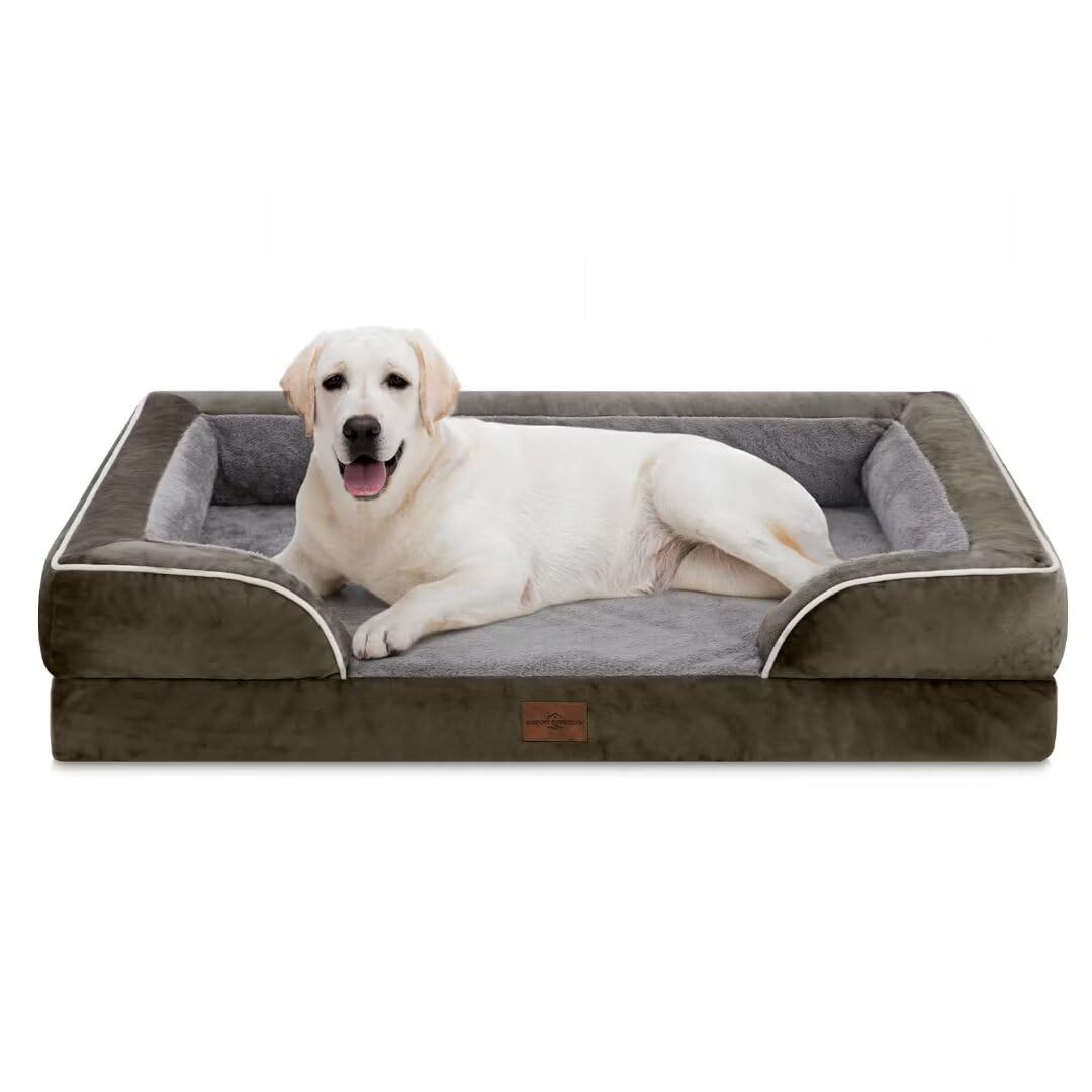 Cama Comfort Expression para perro XL con espuma tipo nido de huevo para soporte cómodo