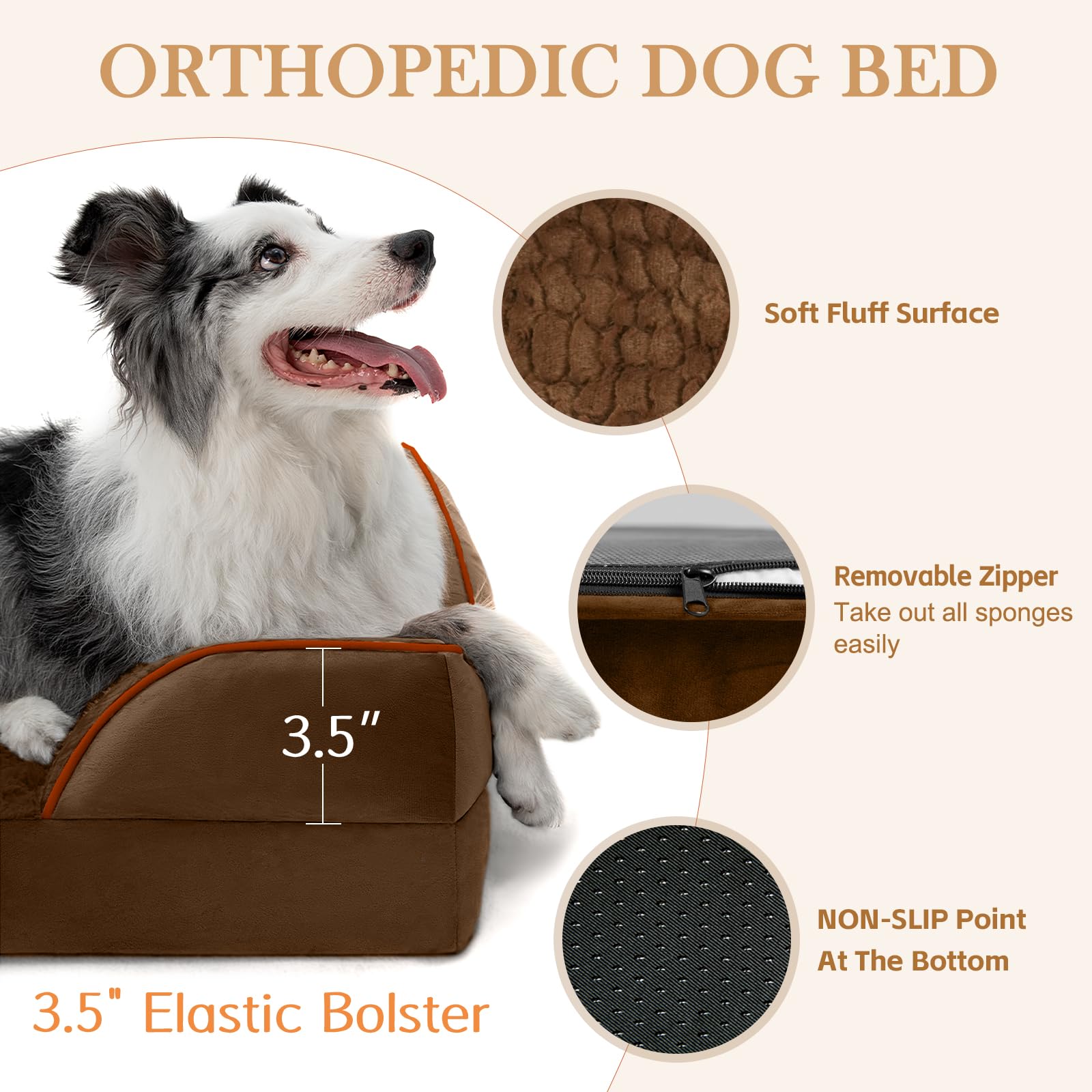 Dimensiones 28x19 pulgadas, tamaño ideal para perros medianos.