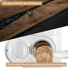 Funda impermeable y lavable de Comfort Expression protege la espuma y facilita limpieza.