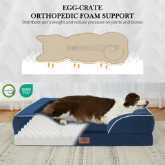 Funda lavable Comfort Expression para cama de perro grande facilita limpieza.