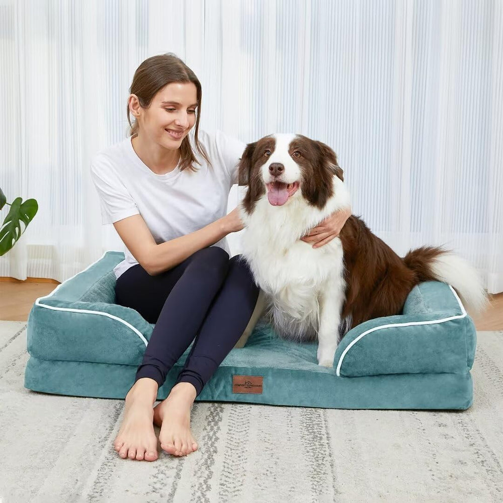 Tamaño grande 42x30 pulgadas de Comfort Expression, ideal para perros grandes.