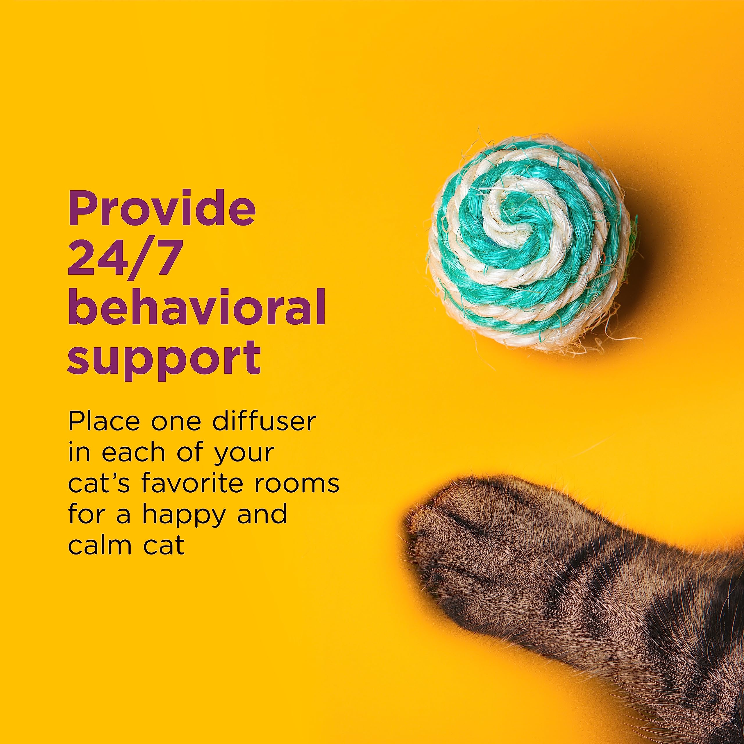 Recarga de difusor para gato Comfort Zone, ambiente calmado en la habitación.