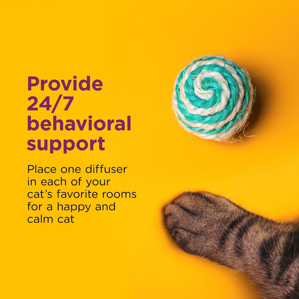 Recarga de difusor para gato Comfort Zone, ambiente calmado en la habitación.