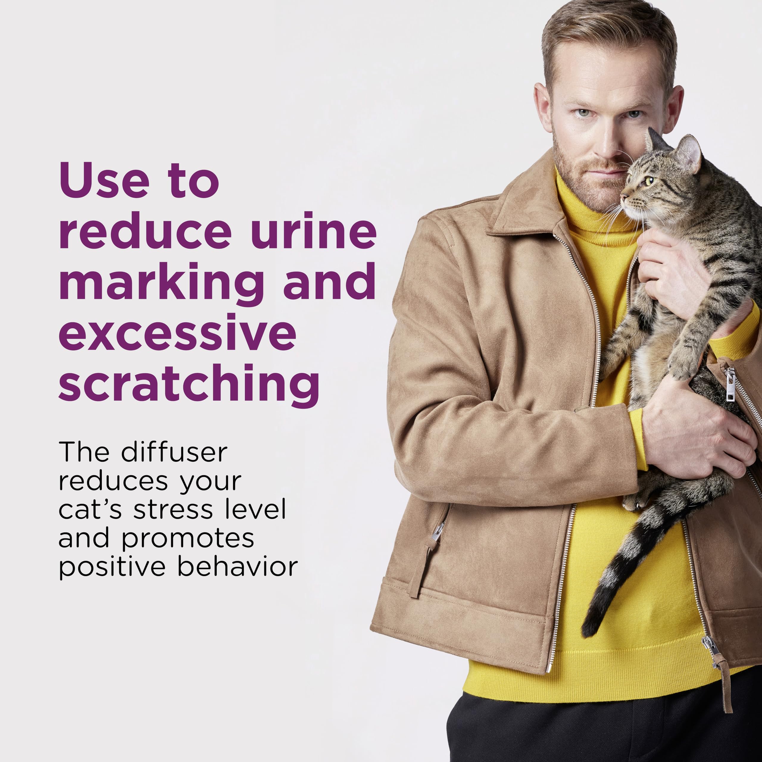 Difusor Comfort Zone para gatos, recarga calmante ayuda a reducir estrés.