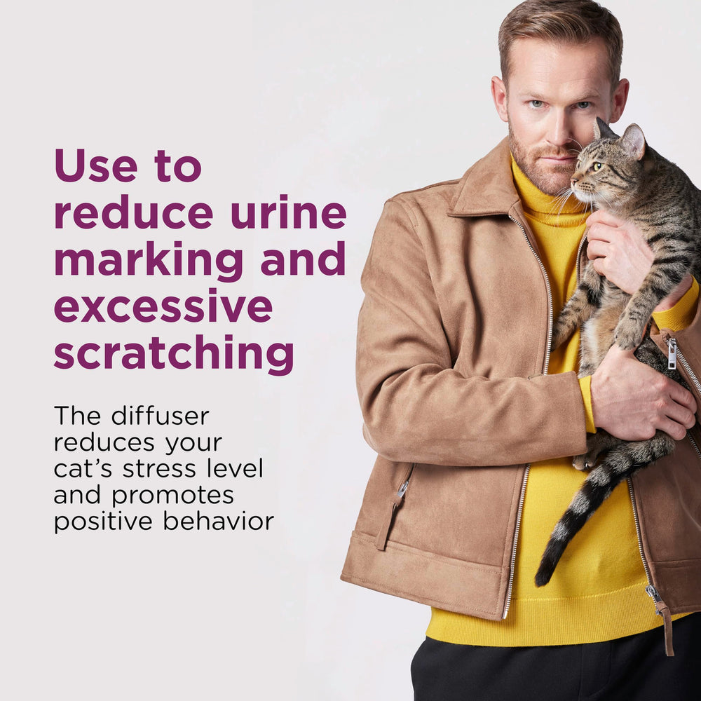 Difusor Comfort Zone para gatos, recarga calmante ayuda a reducir estrés.
