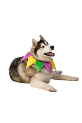 Collar decorativo ComfyCamper con diseño payaso, ideal para Halloween y desfiles.