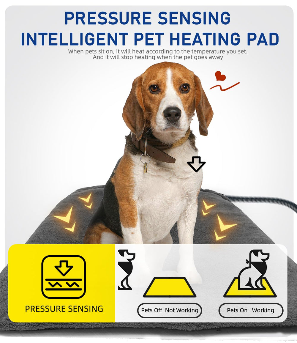 Comoil Almohadilla para mascota con sensor de gravedad detectando peso.