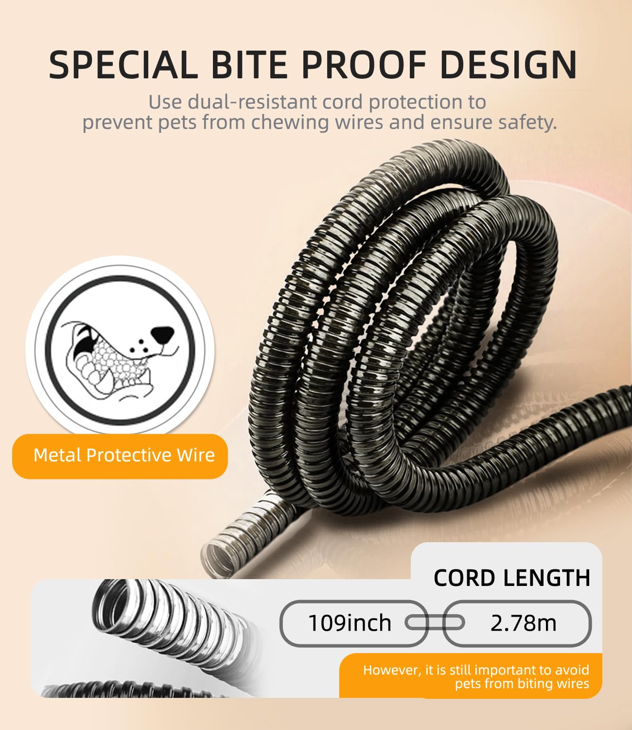 Comoil Cama para mascota impermeable y lavable para limpieza fácil.
