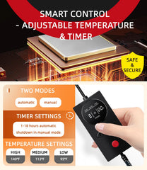 Comoil Cama para mascota temperatura ajustable ideal para días fríos.