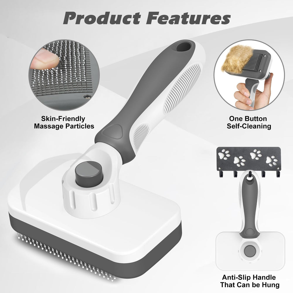 Cepillo Comotech para gato con pelo suave y piel protegida