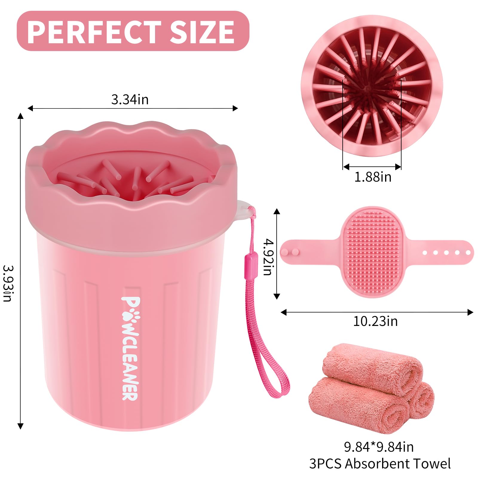 Kit de cuidado de patas compacto de Comotech, ideal para viajes.