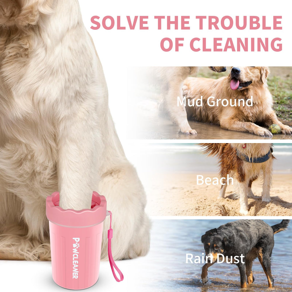 Comotech limpiapatas para perros: dos cepillos dentales para higiene bucal diaria.