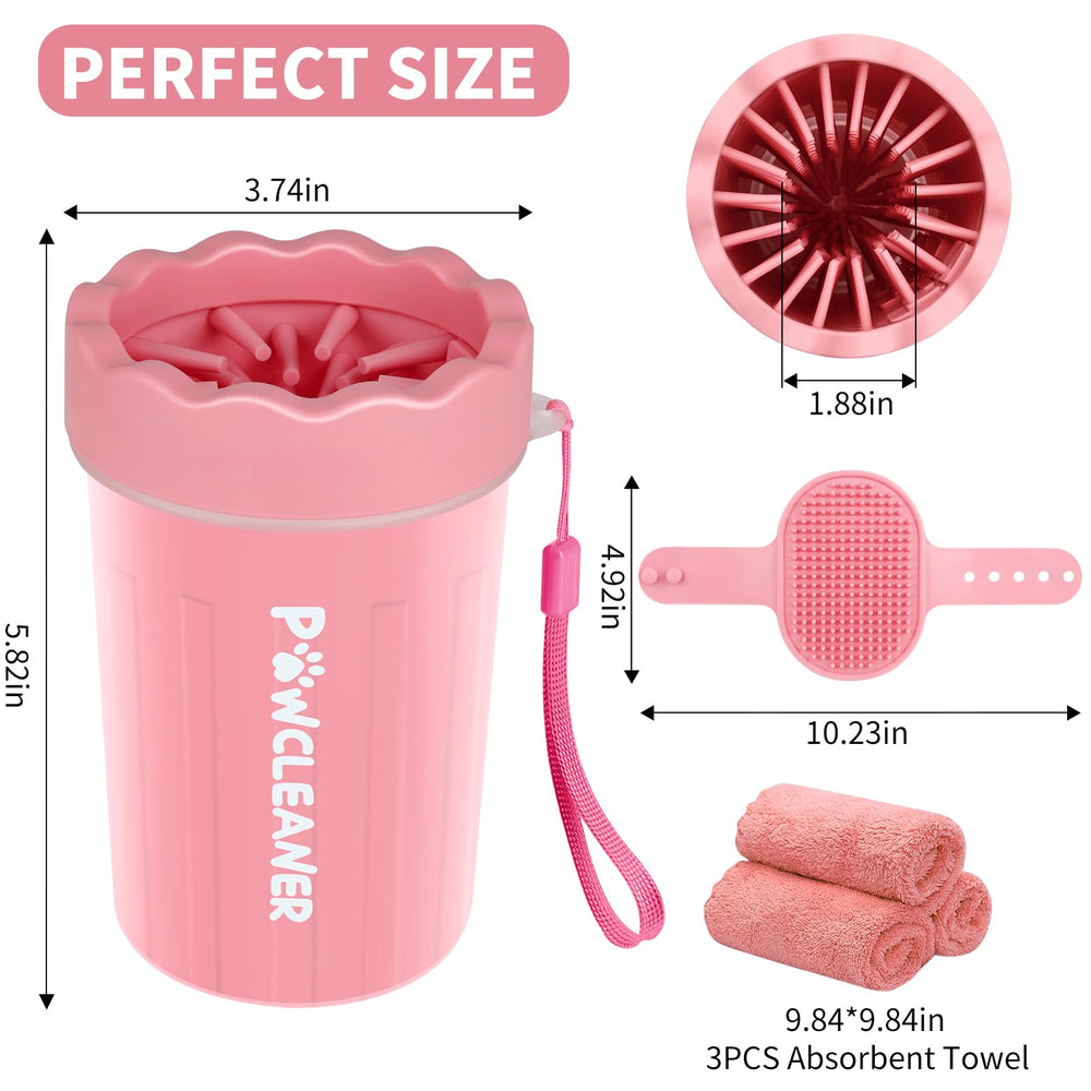 Comotech limpiapatas para perros: conjunto adaptable a tamaños mediano y grande.