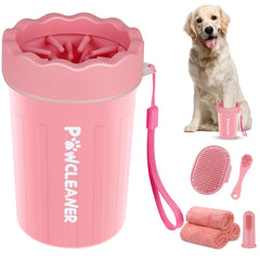 Comotech limpiapatas para perros: taza limpiadora para lavado rápido de patas.